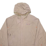 TIMBERLAND Mens Rain Coat Beige Nylon Hooded XL