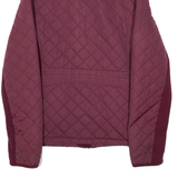 DIESEL Womens Quilted Coat Purple M