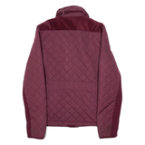 DIESEL Womens Quilted Coat Purple M