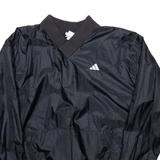 ADIDAS Mens Pullover Jacket Black Nylon L