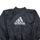 ADIDAS Mens Pullover Jacket Black Nylon L