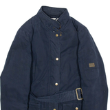 DIESEL Sherpa Lined Womens Overcoat Coat Blue M