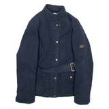 DIESEL Sherpa Lined Womens Overcoat Coat Blue M