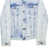 SAD SAC Womens Denim Jacket Blue S