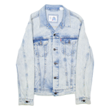 SAD SAC Womens Denim Jacket Blue S