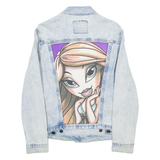 SAD SAC Womens Denim Jacket Blue S