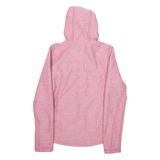 BENCH Sherpa Lined Womens Quilted Jacket Pink Hooded S