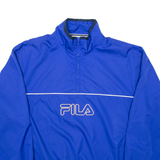 FILA Mens Pullover Jacket Blue L
