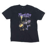 PRINCE Purple Rain Mens Band T-Shirt Black Crew Neck M
