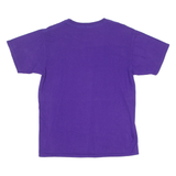 GILDAN Mens T-Shirt Purple Crew Neck L