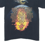GILDAN Kiss Mens T-Shirt Black Crew Neck S
