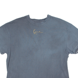 KARL KANI Womens T-Shirt Grey Crew Neck L