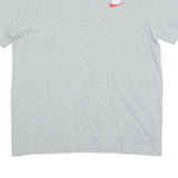 NIKE Mens T-Shirt Grey Crew Neck M