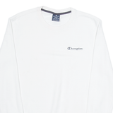 CHAMPION Mens Sweatshirt White S