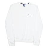CHAMPION Mens Sweatshirt White S
