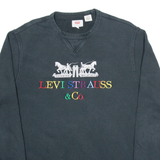 LEVI'S Mens Sweatshirt Black S