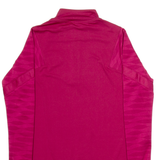 NIKE Barcelona Fc Mens Sweatshirt Maroon 1/4 Zip S