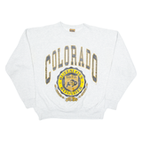 NUTMEG Colorado Buffaloes Boulder Mens Sweatshirt Grey USA XL