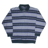 NICK TAYLOR Mens Sweatshirt Grey V-Neck L