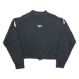 REEBOK Crop Womens Sweatshirt Black XS