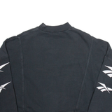 REEBOK Crop Womens Sweatshirt Black XS
