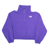 THE NORTH FACE Crop Womens Sweatshirt Purple L