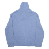 POLO RALPH LAUREN Mens Sweatshirt Blue Button Neck M