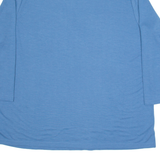 Womens Sweatshirt Blue 1/4 Zip XL