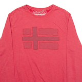 NAPAPIJRI Mens Sweatshirt Red M