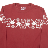 ENGELBERT STRAUSS Womens Sweatshirt Maroon M