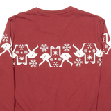 ENGELBERT STRAUSS Womens Sweatshirt Maroon M