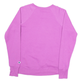 CHAMPION Womens Sweatshirt Purple S