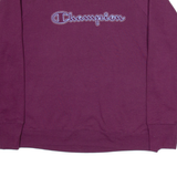 CHAMPION Womens Sweatshirt Purple XL