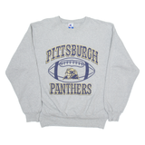 CHAMPION Pittsburgh Panthers Mens Sweatshirt Grey USA L