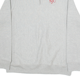 CHAMPION SJU Mens Sweatshirt Grey 1/4 Zip M