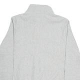 CHAMPION SJU Mens Sweatshirt Grey 1/4 Zip M