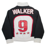 CLIP OUT California Mens Track Jacket Black USA Colourblock L