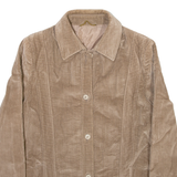 DANNIMAC Womens Corduroy Jacket Beige Canvas S