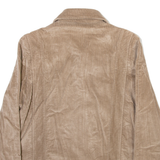 DANNIMAC Womens Corduroy Jacket Beige Canvas S