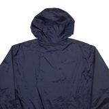 STARTER Mens Track Jacket Blue Nylon Hooded XL