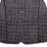 NAUTICA Womens Quilted Jacket Grey M