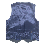 WALL STREET Mens Waistcoat Black L