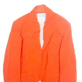 SANDRO Womens Blazer Jacket Orange Viscose M