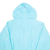 TENSON Womens Pullover Coat Blue Hooded L