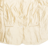 Womens Blazer Jacket Gold S