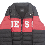 GUESS Mens Puffer Coat Black S