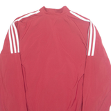 ADIDAS Mesh Lined Mens Track Jacket Red M