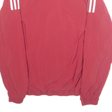 ADIDAS Mesh Lined Mens Track Jacket Red M