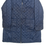 THE NORTH FACE Womens Quilted Coat Blue Diamond M