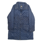 THE NORTH FACE Womens Quilted Coat Blue Diamond M